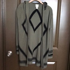 Day trip hooded cardigan